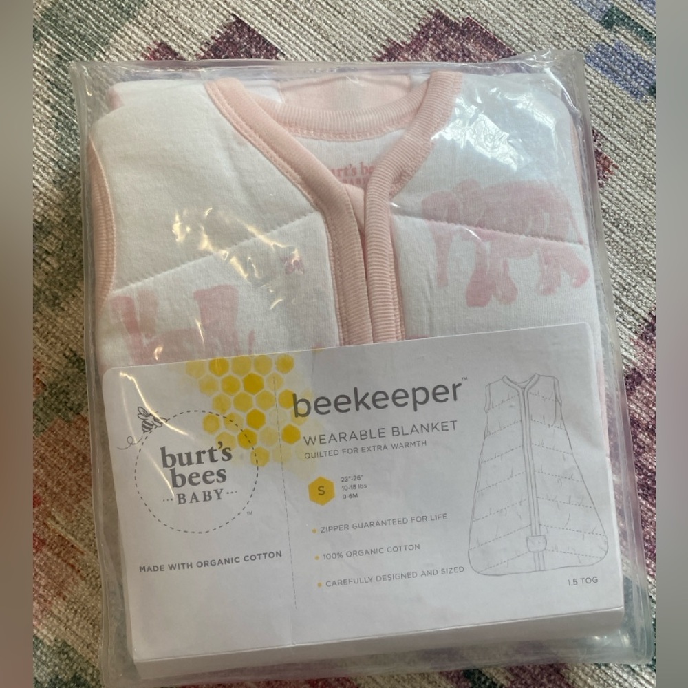 NWT Burt's Bees small sleep sack 1.5 tog